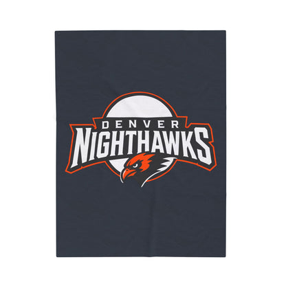 Denver Nighthawks Velveteen Plush Blanket — Soft Game Day Throw