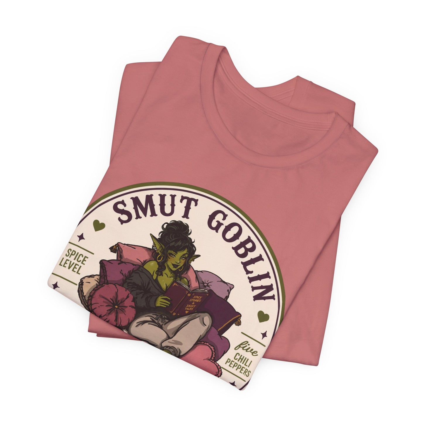 Smut Goblin Reading Club T-Shirt — Cute Goblin Book Lover Tee
