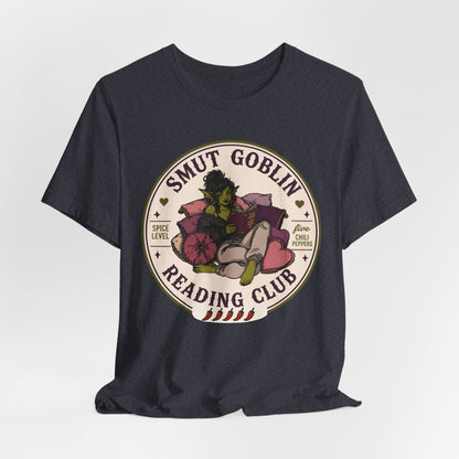 Smut Goblin Reading Club T-Shirt — Cute Goblin Book Lover Tee