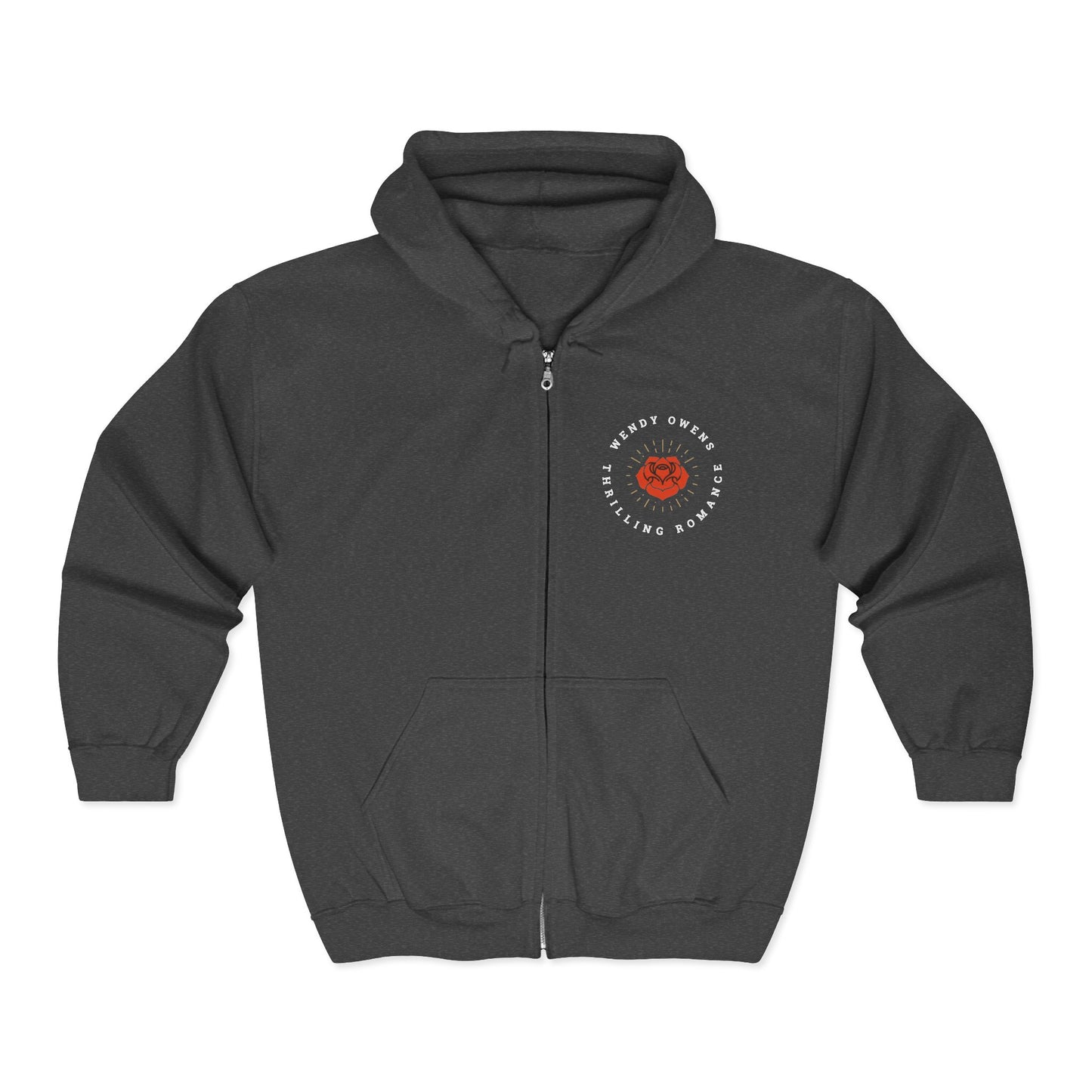 Wendy Owens Books Logo Zip Up Hoodie