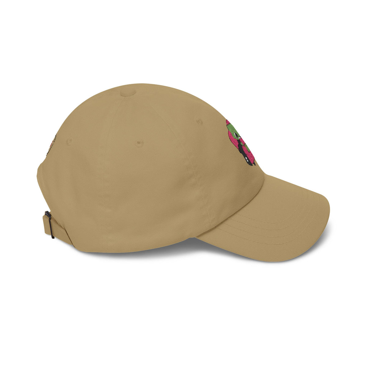 Cute Reading Zombie on Pink Armchair Embroidered Hat
