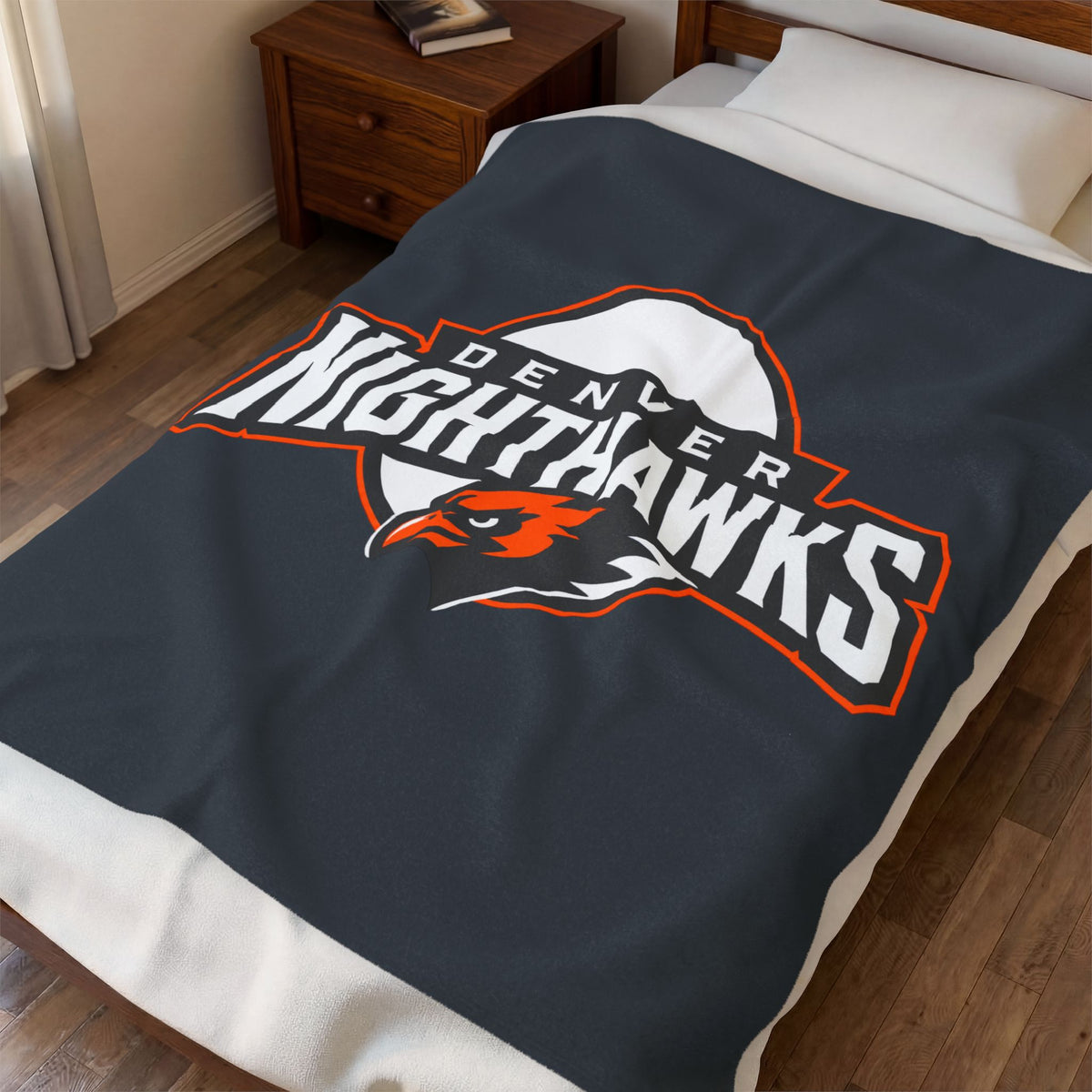 Denver Nighthawks Velveteen Plush Blanket — Soft Game Day Throw
