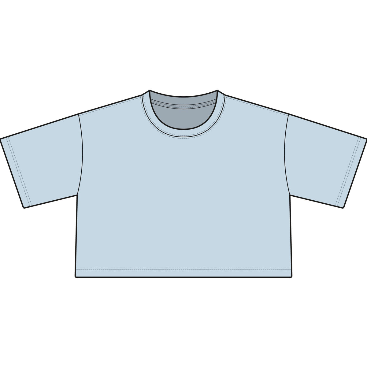 Denver Nighthawks Cropped T-Shirt — Women’s Team Logo Crop Tee