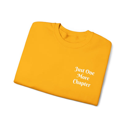 Just One More Chapter Sweatshirt – Literary Crewneck Pullover
