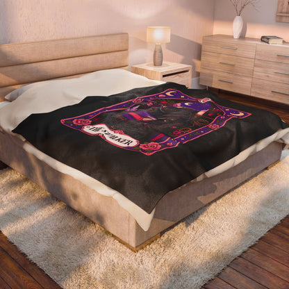 Plush Blanket The Stalker Bookish Tarot card