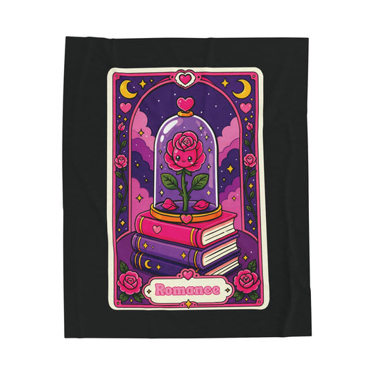 Plush Blanket Romance Bookish Tarot card