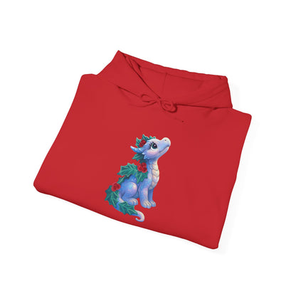 Holiday Dragon Hoodie — Cute Christmas Dragon Graphic Pullover