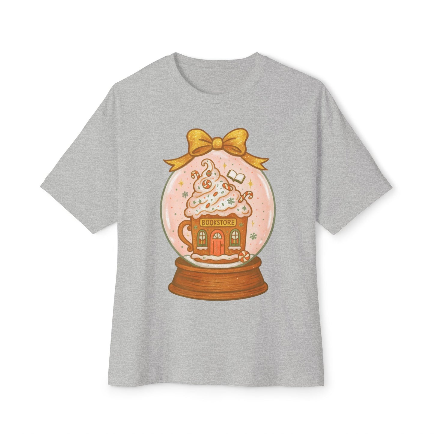Snow globe Bookstore Graphic T-Shirt
