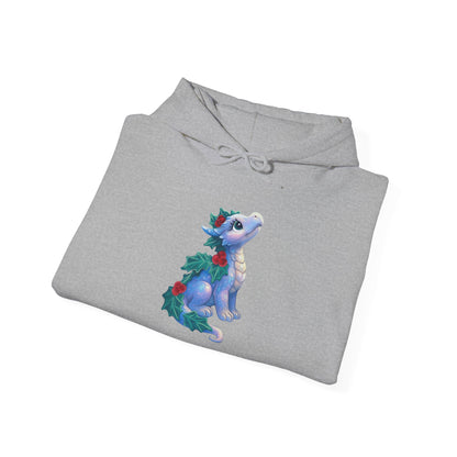 Holiday Dragon Hoodie — Cute Christmas Dragon Graphic Pullover