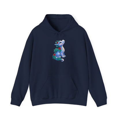 Holiday Dragon Hoodie — Cute Christmas Dragon Graphic Pullover