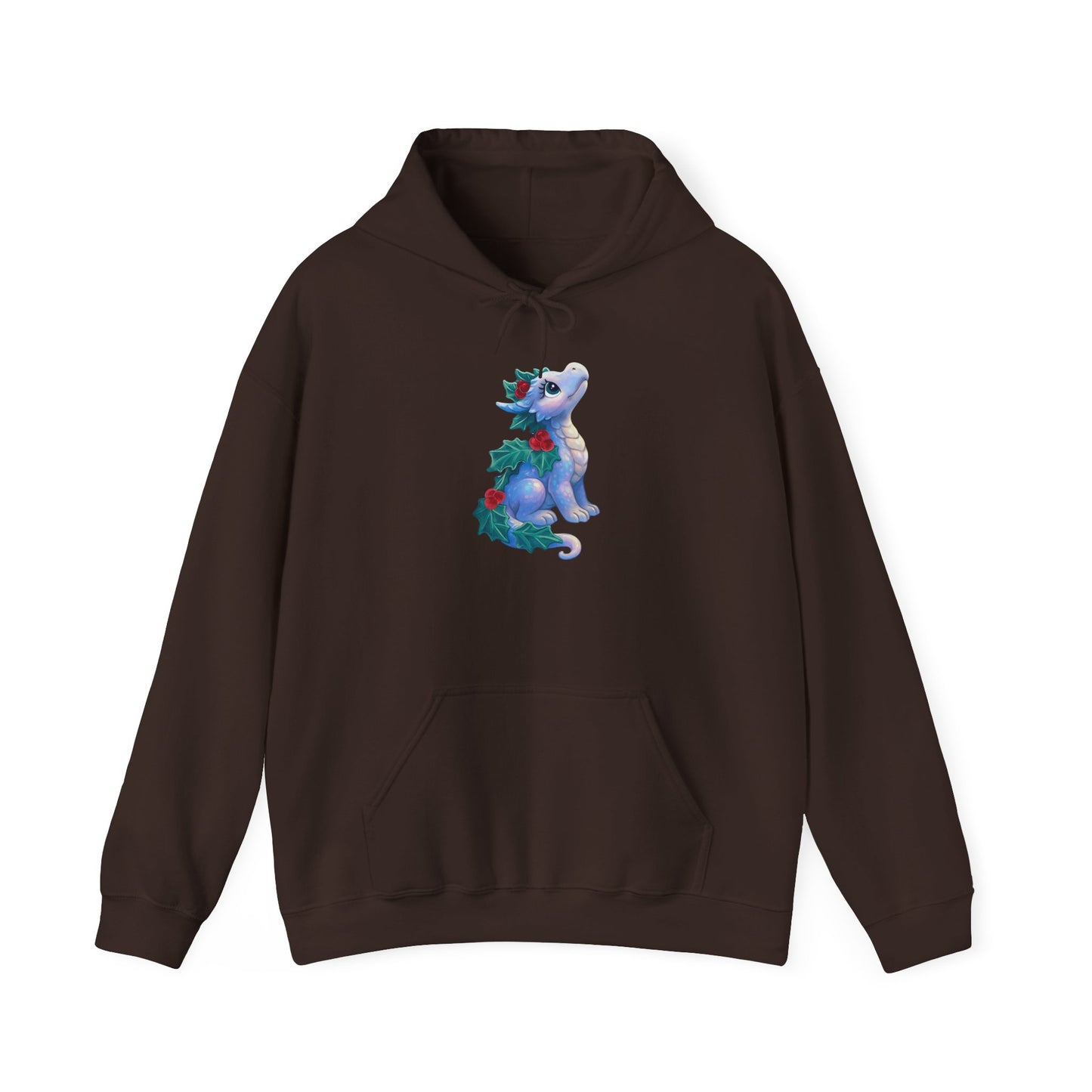 Holiday Dragon Hoodie — Cute Christmas Dragon Graphic Pullover