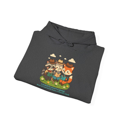 Cute Woodland Animal Camp Hoodie — “I Tried to Start a Gang but It Turned Into a Snack Club”