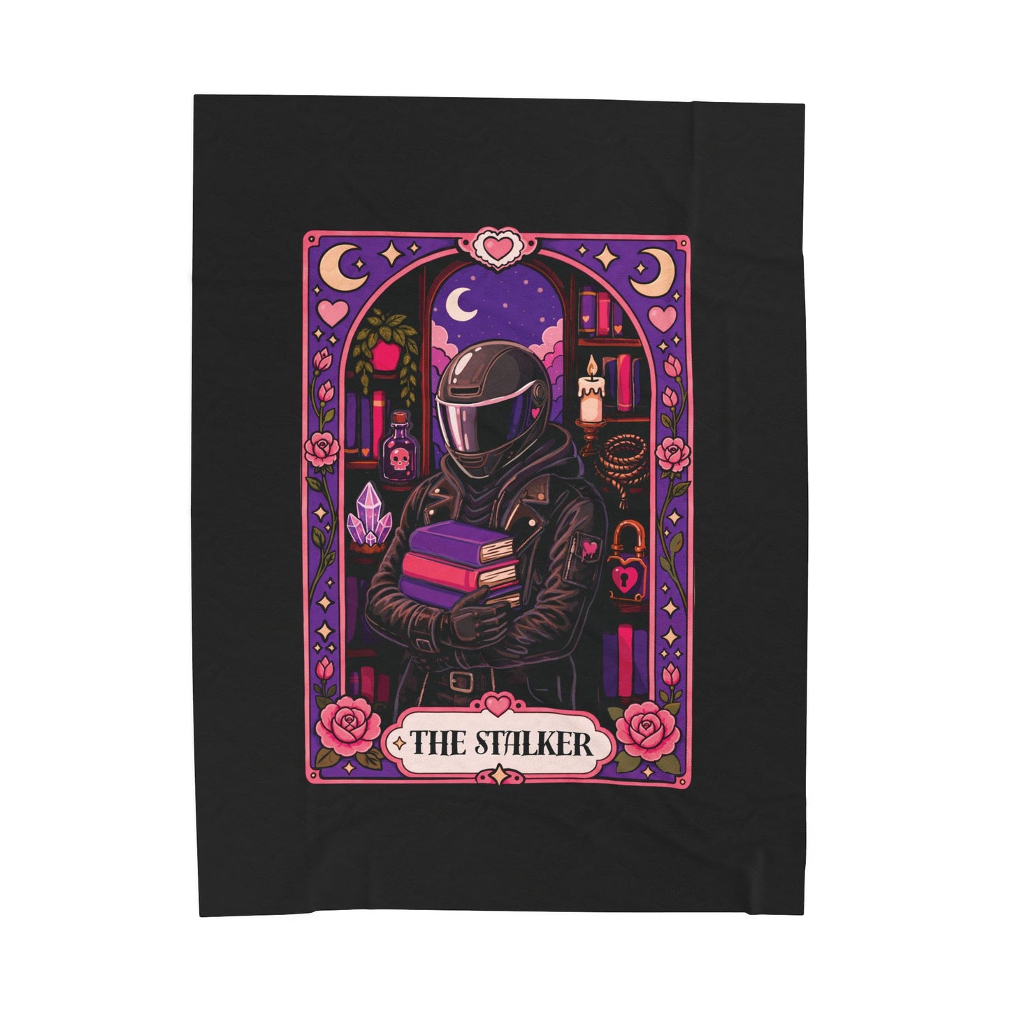 Plush Blanket The Stalker Bookish Tarot card