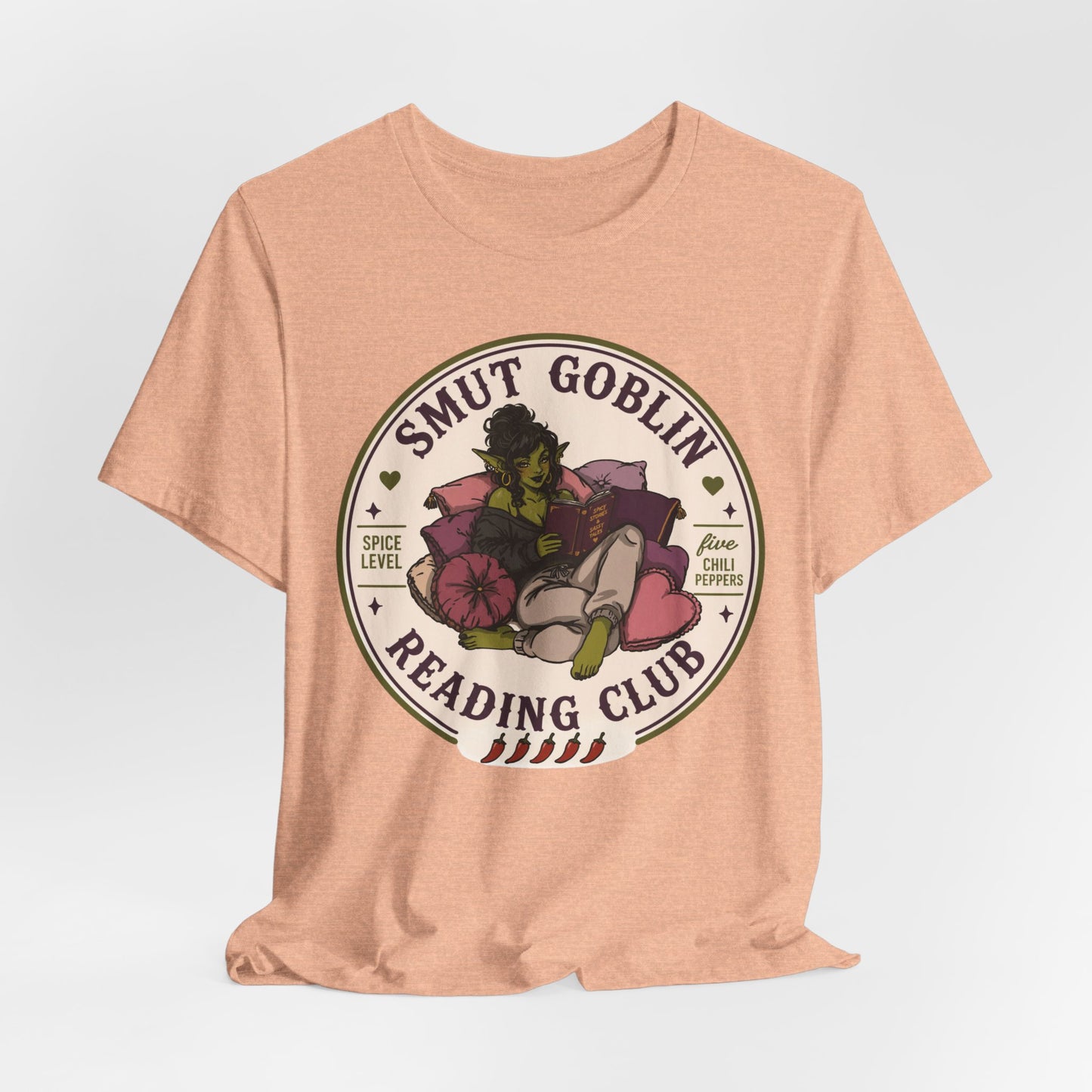 Smut Goblin Reading Club T-Shirt — Cute Goblin Book Lover Tee