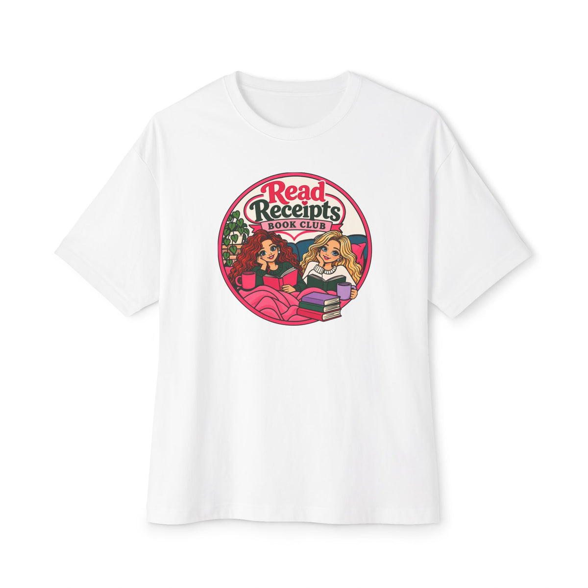 Read Receipts Book Club Tee — Cozy Booklover Graphic Shirt