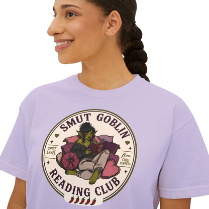 Smut Goblin Reading Club Boxy Tee
