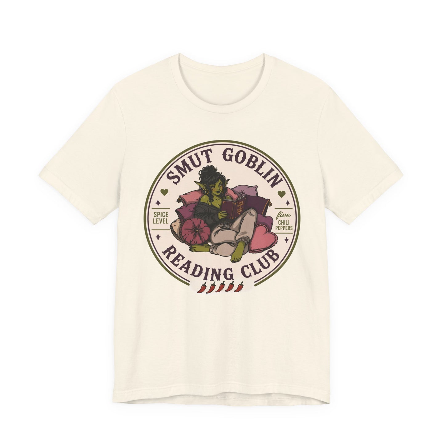 Smut Goblin Reading Club T-Shirt — Cute Goblin Book Lover Tee