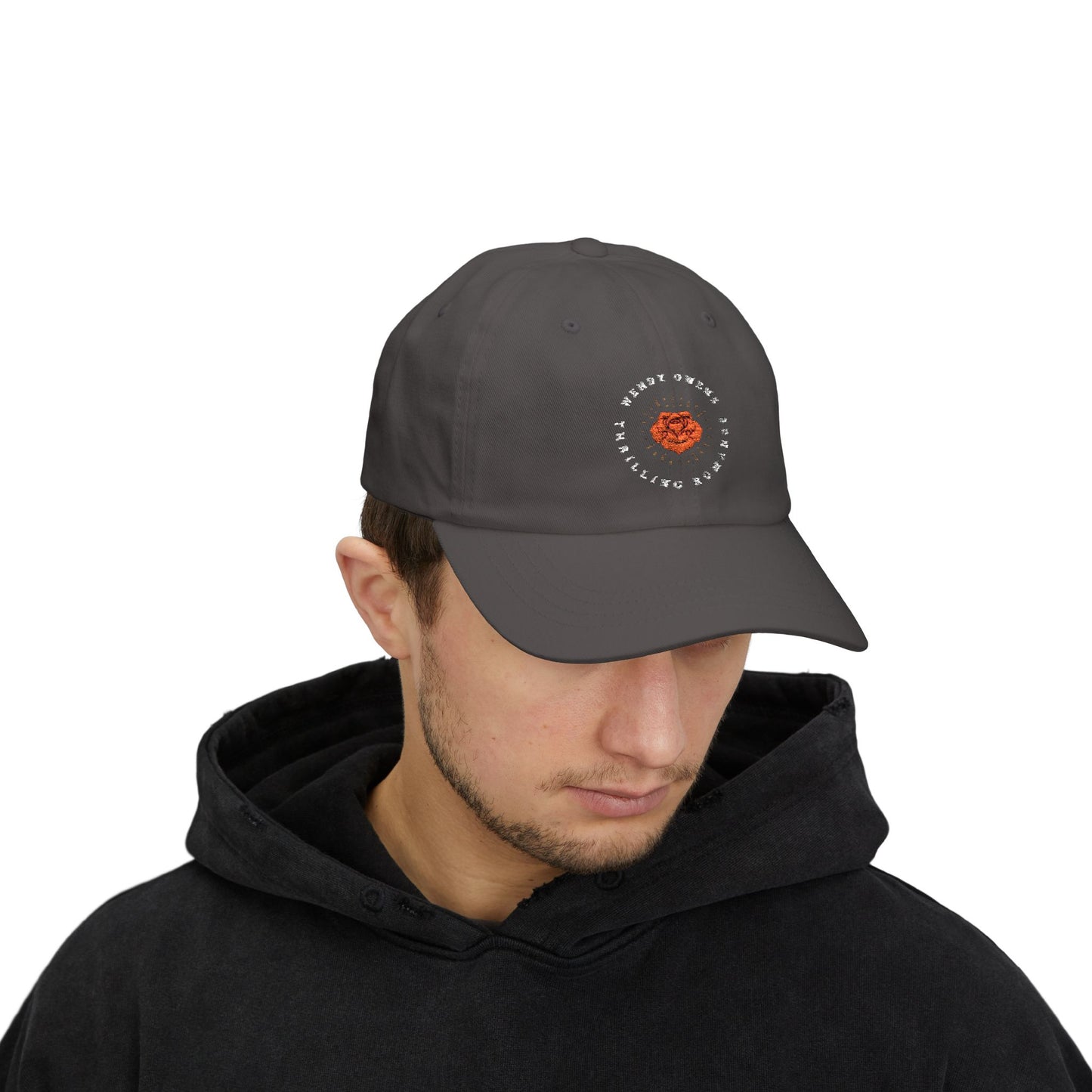 Dad Cap — 'Petals & Peace' Floral Embroidered Classic Dad Cap