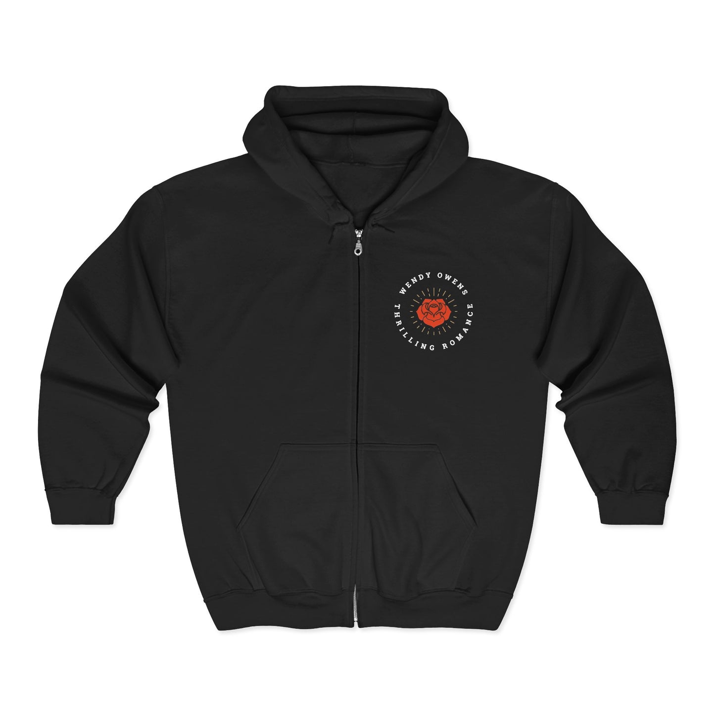 Wendy Owens Books Logo Zip Up Hoodie