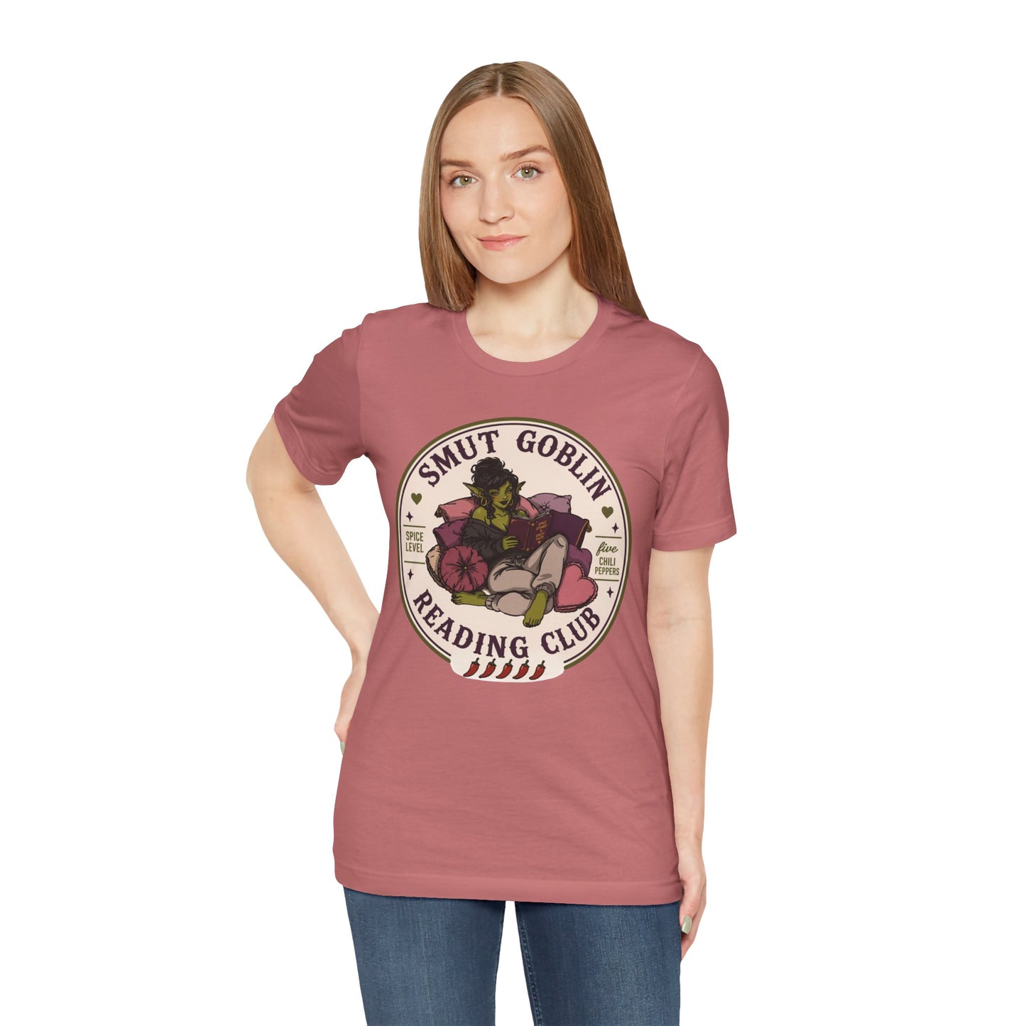Smut Goblin Reading Club T-Shirt — Cute Goblin Book Lover Tee