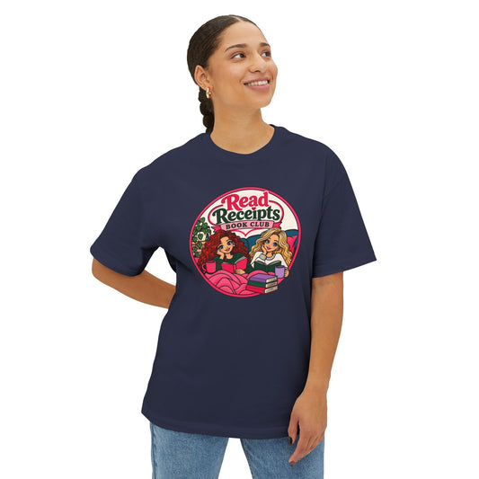 Read Receipts Book Club Tee — Cozy Booklover Graphic Shirt