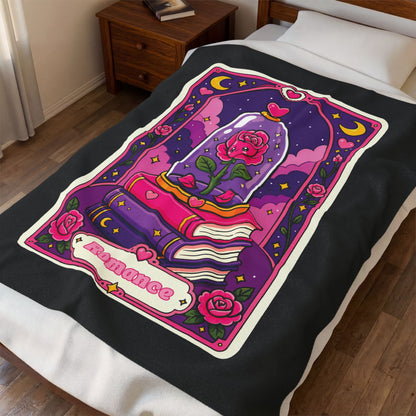 Plush Blanket Romance Bookish Tarot card