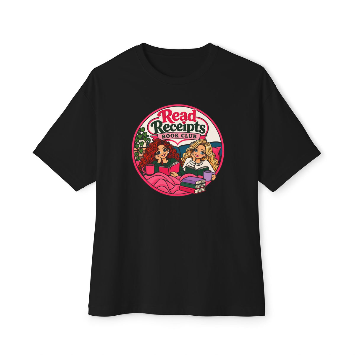 Read Receipts Book Club Tee — Cozy Booklover Graphic Shirt