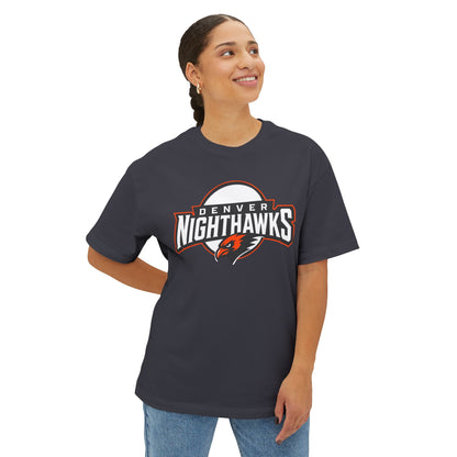 Denver Nighthawks Logo Tee — Oversized Boxy T-Shirt