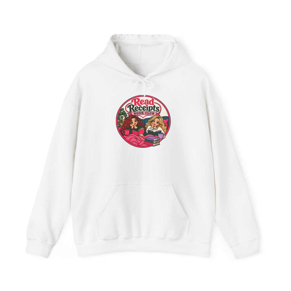 Read Receipts Retro Hoodie — Vintage Girlfriend Squad Graphic Sweatshirt