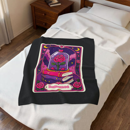 Plush Blanket Romance Bookish Tarot card