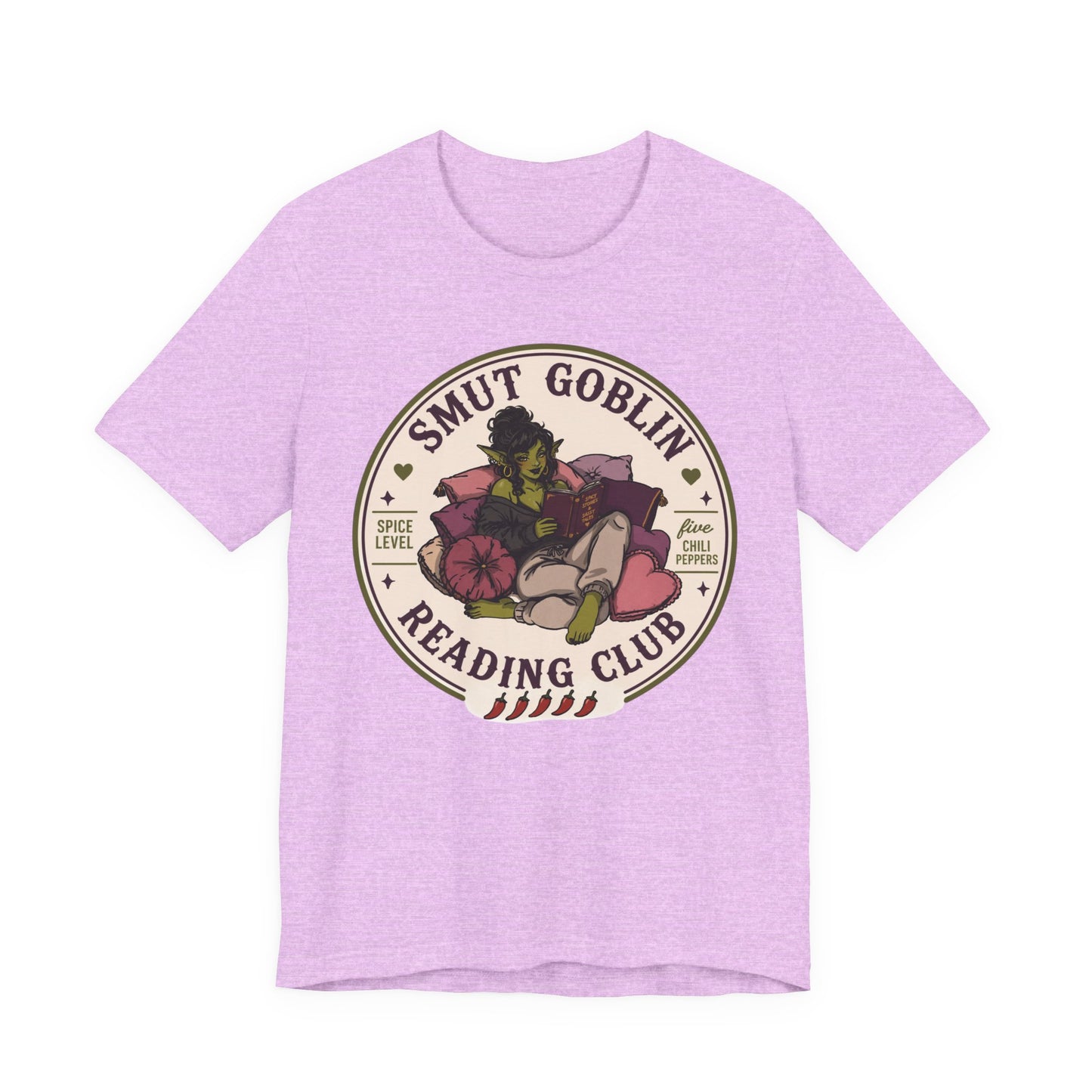 Smut Goblin Reading Club T-Shirt — Cute Goblin Book Lover Tee