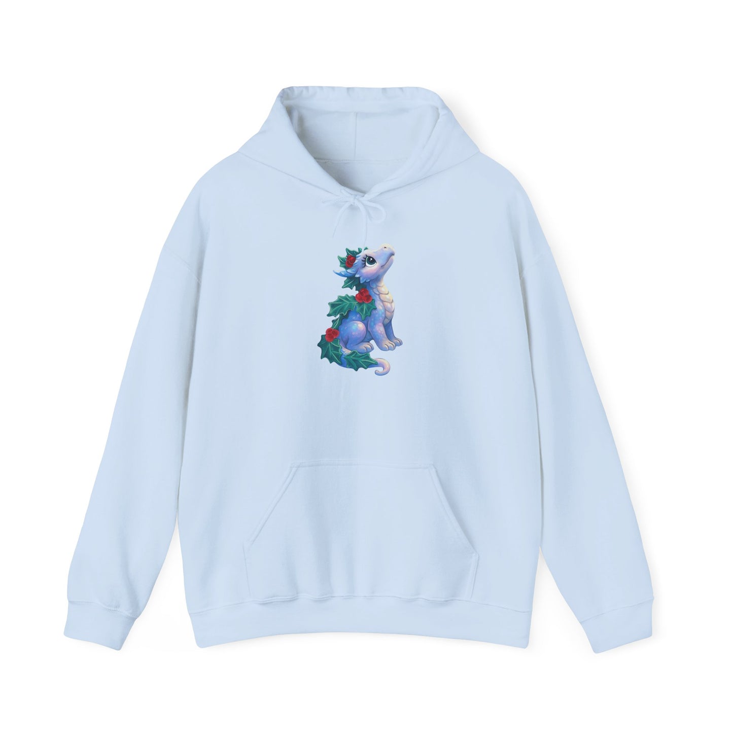 Holiday Dragon Hoodie — Cute Christmas Dragon Graphic Pullover