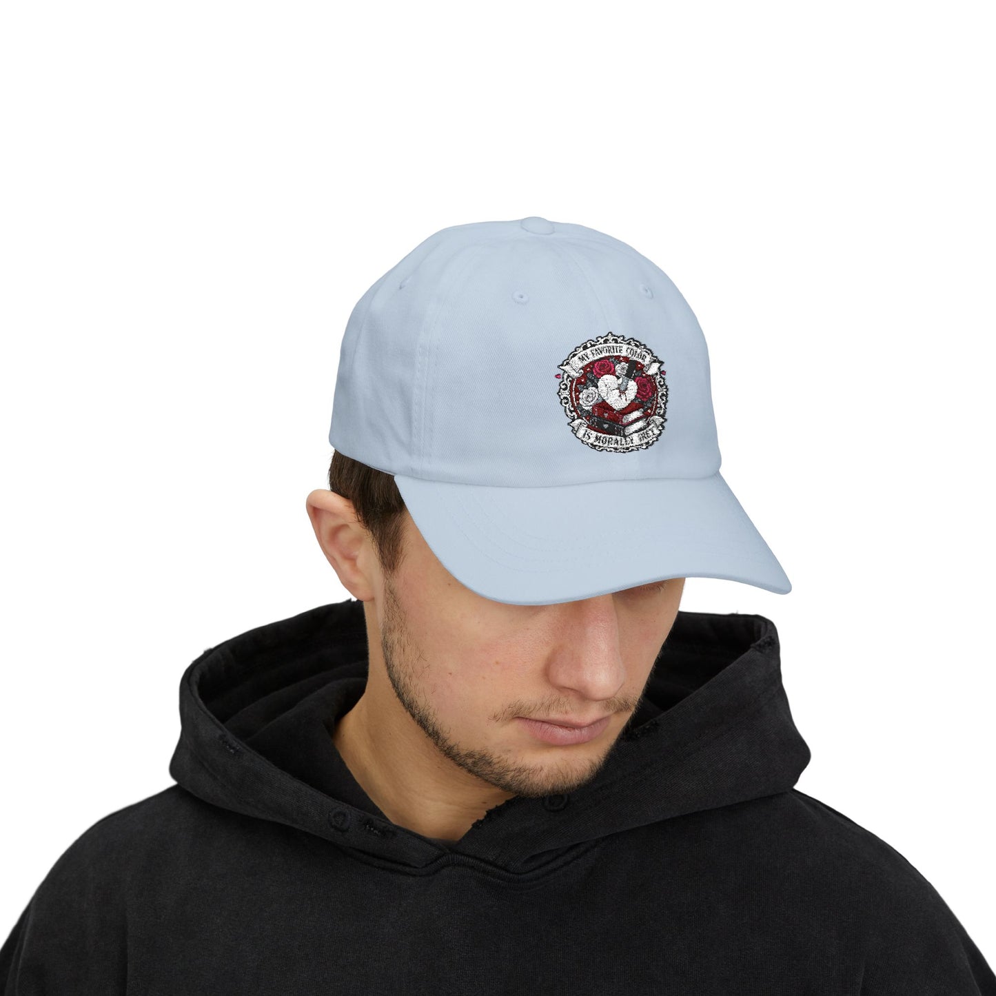 Morally Grey Embroidered Classic Baseball Hat