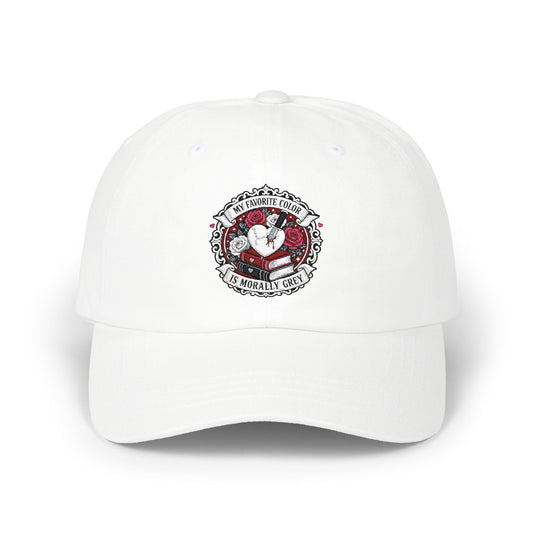 Morally Grey Embroidered Classic Baseball Hat