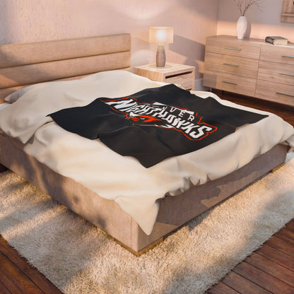 Denver Nighthawks Velveteen Plush Blanket — Soft Game Day Throw