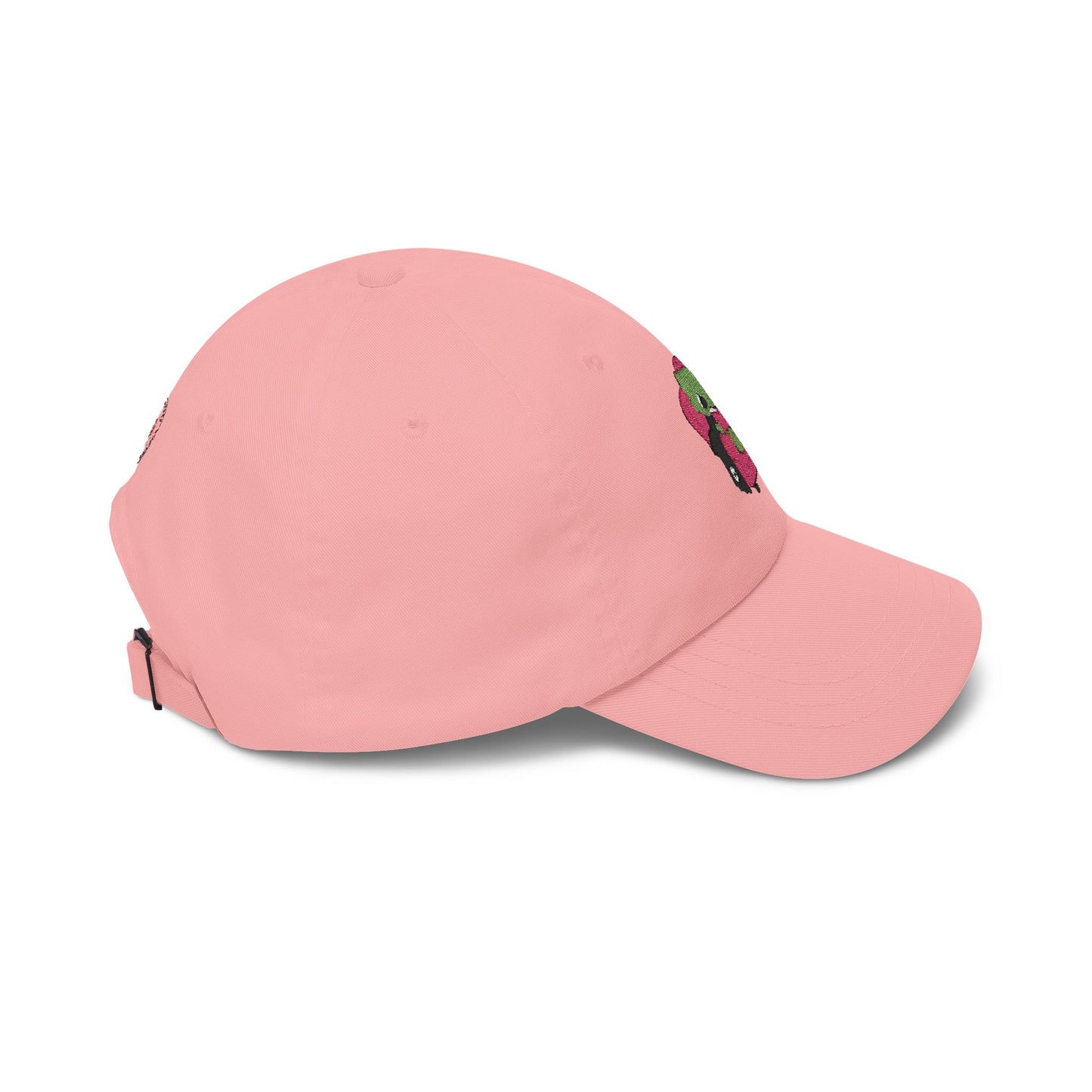 Cute Reading Zombie on Pink Armchair Embroidered Hat