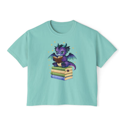 Baddie Book Dragon Boxy Tee No Refunds on Clothing No Refunds