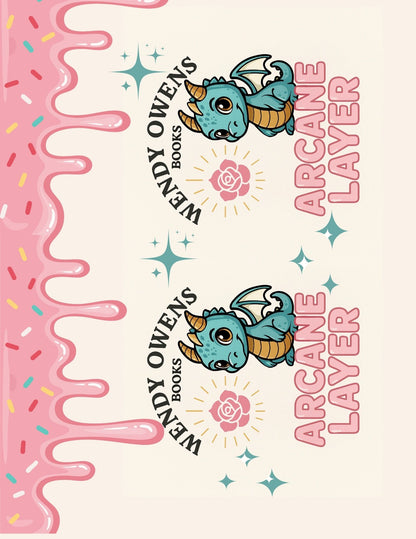 20 oz Tumbler with Straw - Stainless Steel - Drinkware Accessories - Wendy Owens Books