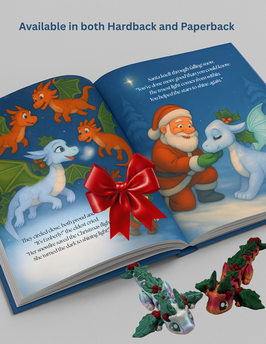 PRE-ORDER: Emberly: The Christmas Dragon Who Lost Her Spark Pre-Order Now — Ships Beginning November 26th!