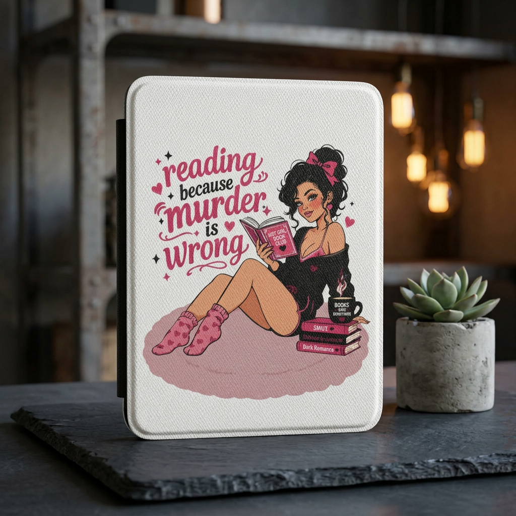 Murder is Wrong Kindle Case 12th Gen 7" Paperwhite (no returns)