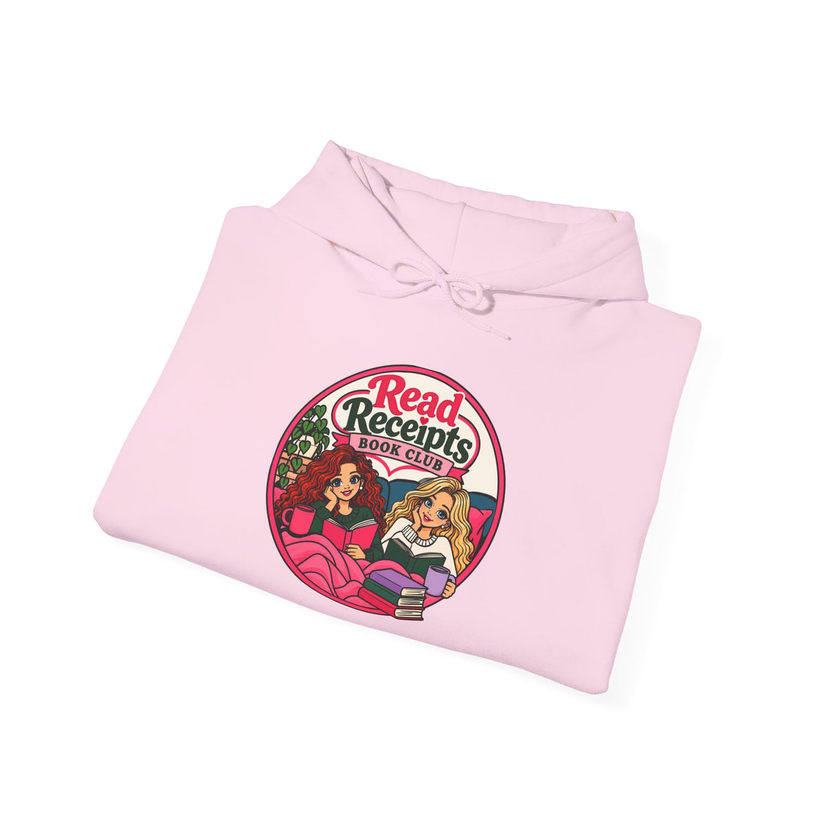 Read Receipts Retro Hoodie — Vintage Girlfriend Squad Graphic Sweatshirt