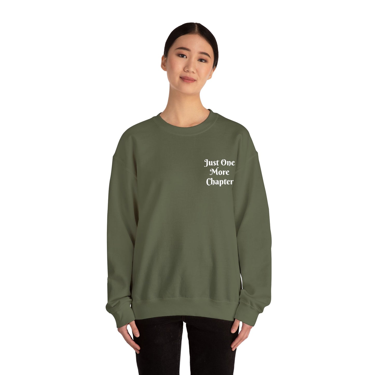 Just One More Chapter Sweatshirt – Literary Crewneck Pullover