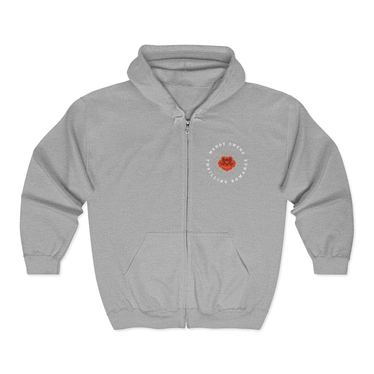 Wendy Owens Books Logo Zip Up Hoodie