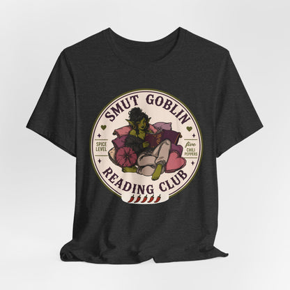 Smut Goblin Reading Club T-Shirt — Cute Goblin Book Lover Tee