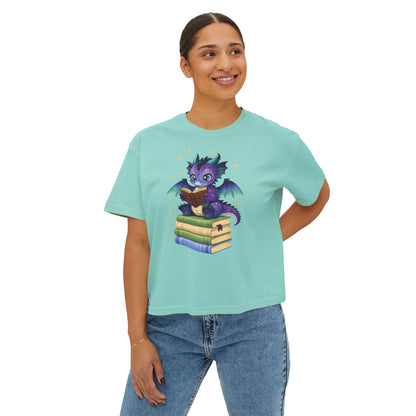 Baddie Book Dragon Boxy Tee No Refunds on Clothing No Refunds