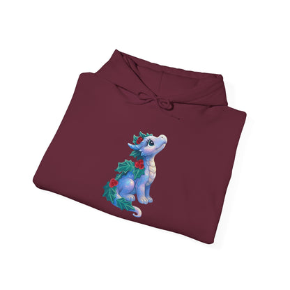 Holiday Dragon Hoodie — Cute Christmas Dragon Graphic Pullover
