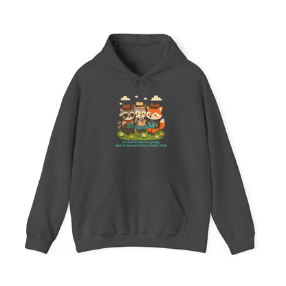 Cute Woodland Animal Camp Hoodie — “I Tried to Start a Gang but It Turned Into a Snack Club”