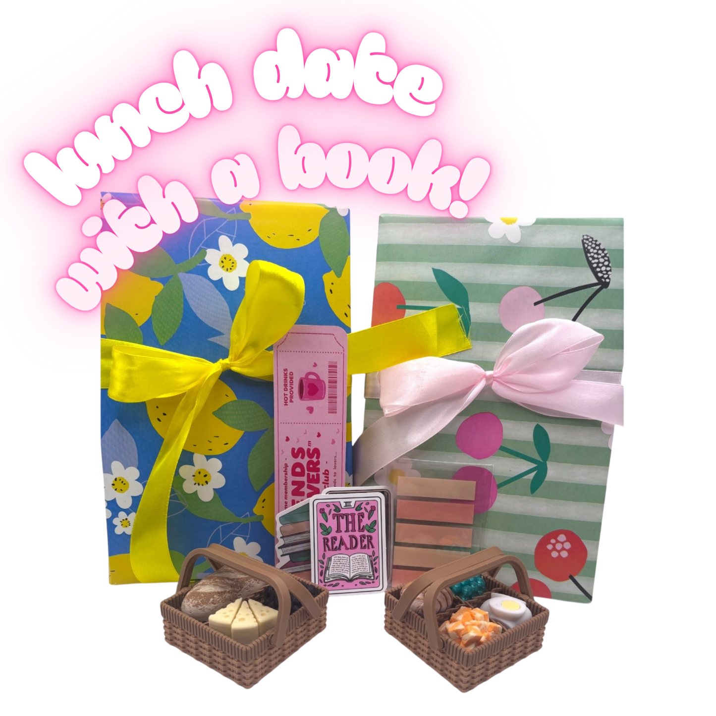 Picnic Lunch With A Book - Adult Novel & Picnic Basket Clicker!