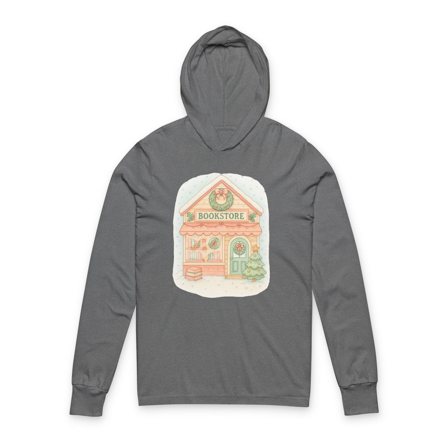 Bookstore Long Sleeve Hooded Shirt
