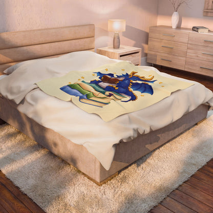 Plush Blanket of Book Dragon Bolt  (no returns)